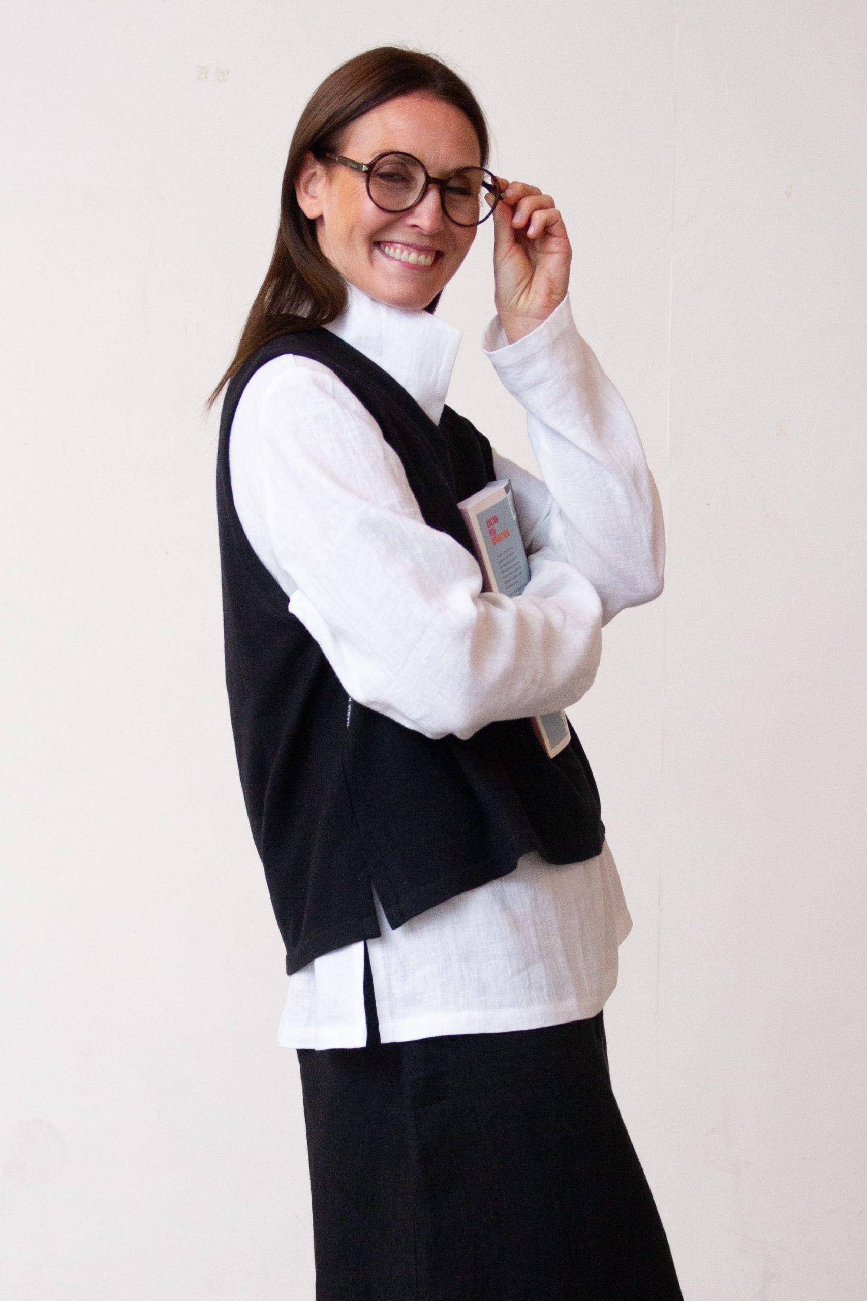 NORA, Top in Boiled Wool Fine image 1