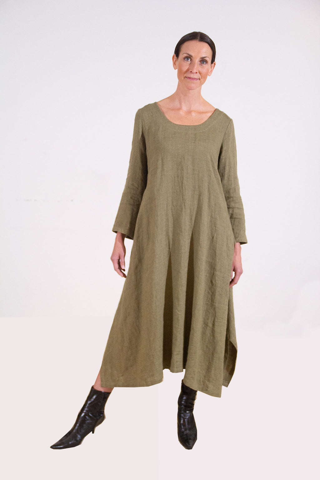 ONERVA, Dress in Thin Linen image 4