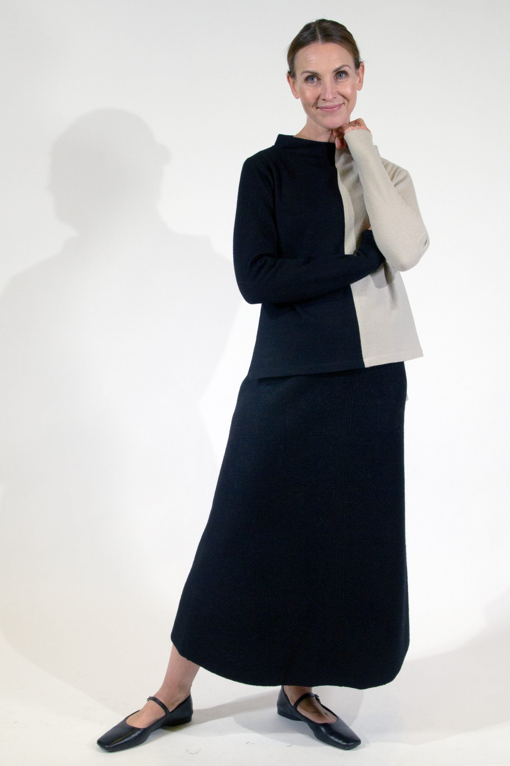 NUKKA CHESS, Top in Boiled Wool Fine image 0