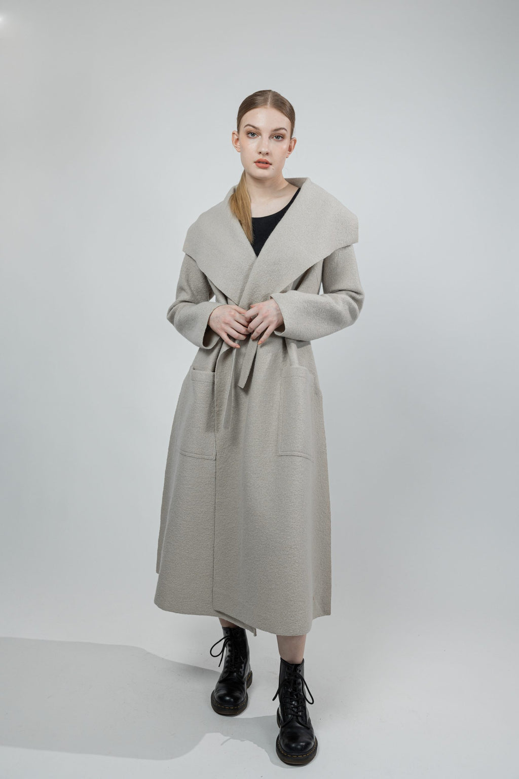 MELISSA, Coat in Boiled Wool image 4