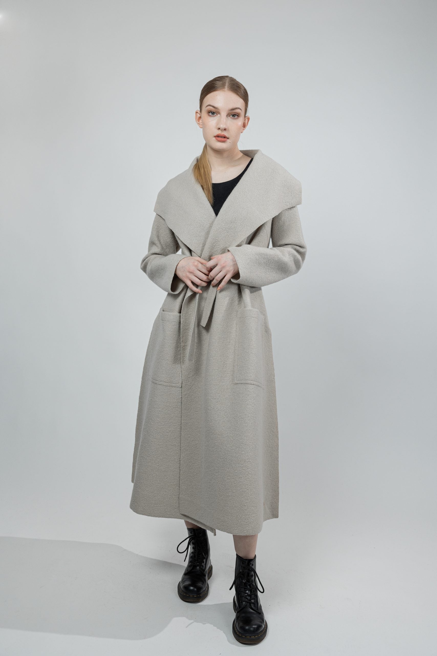 MELISSA, Coat in Boiled Wool image 4