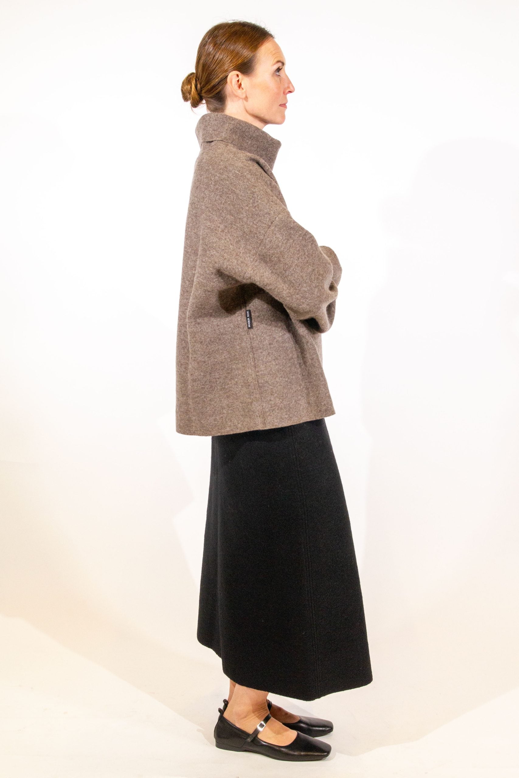 SELMA, Sweater in Boiled Wool image 4