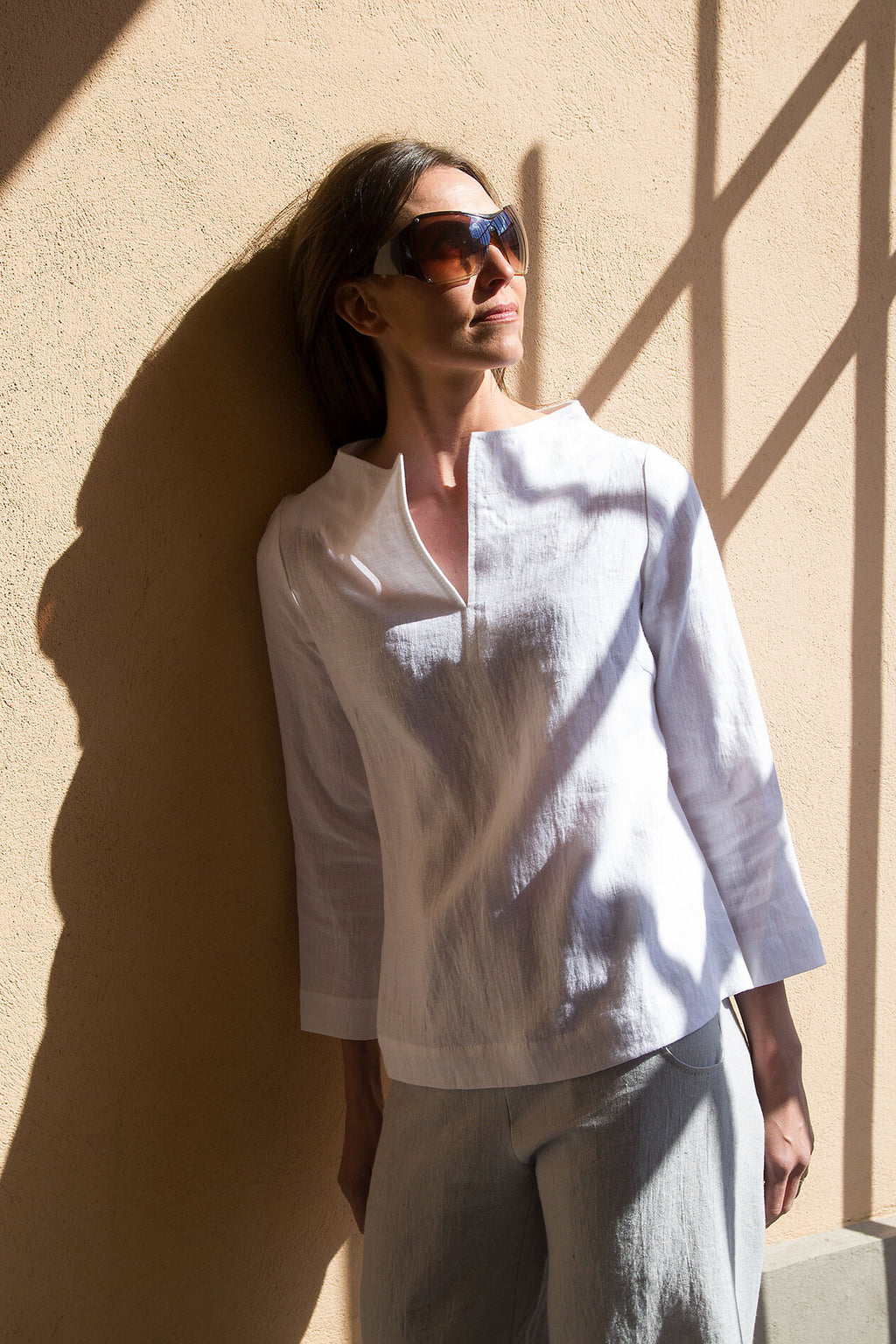 BIANCA, Top in Thin Linen image 4