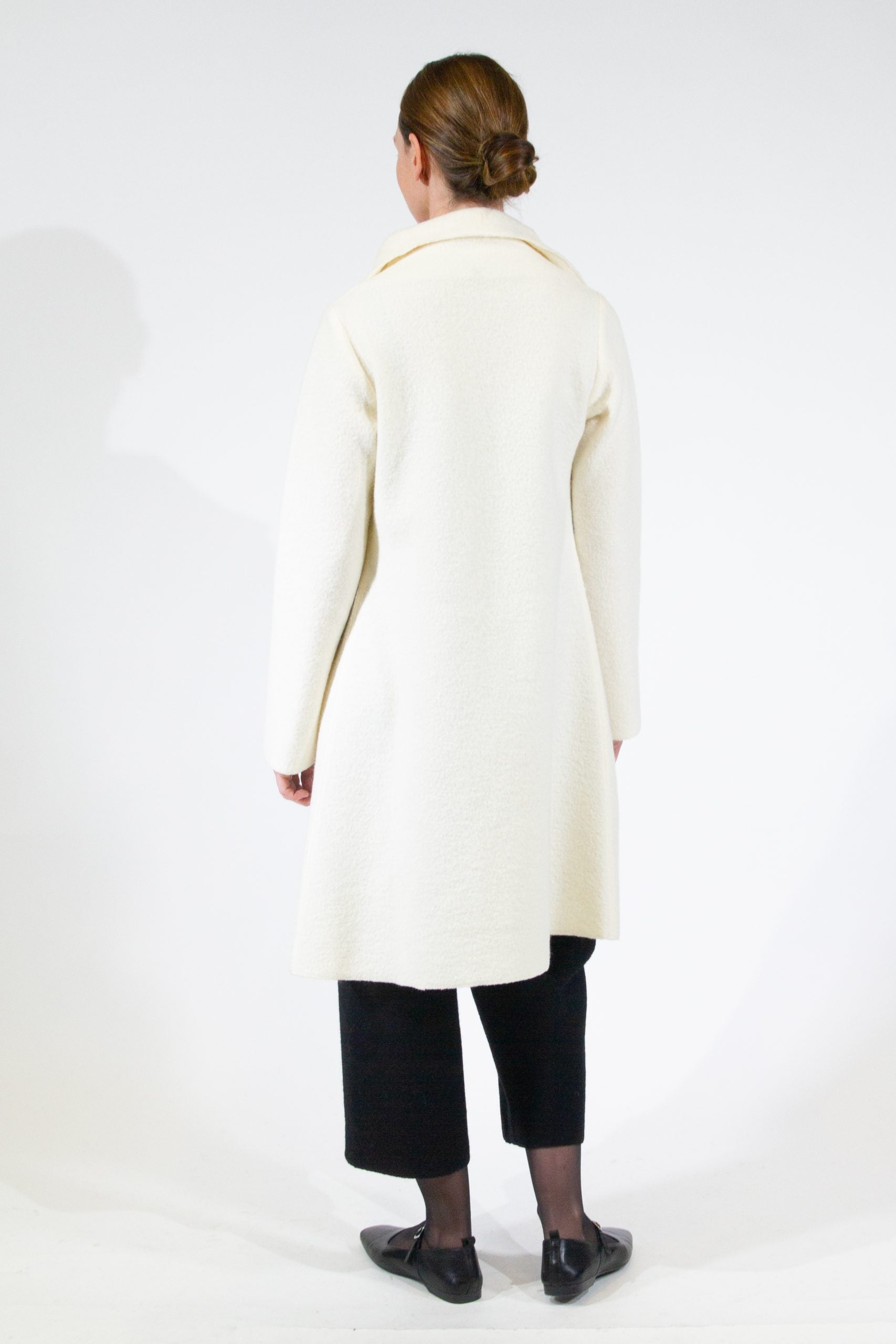 ROKI, Coat in Boiled Wool image 7