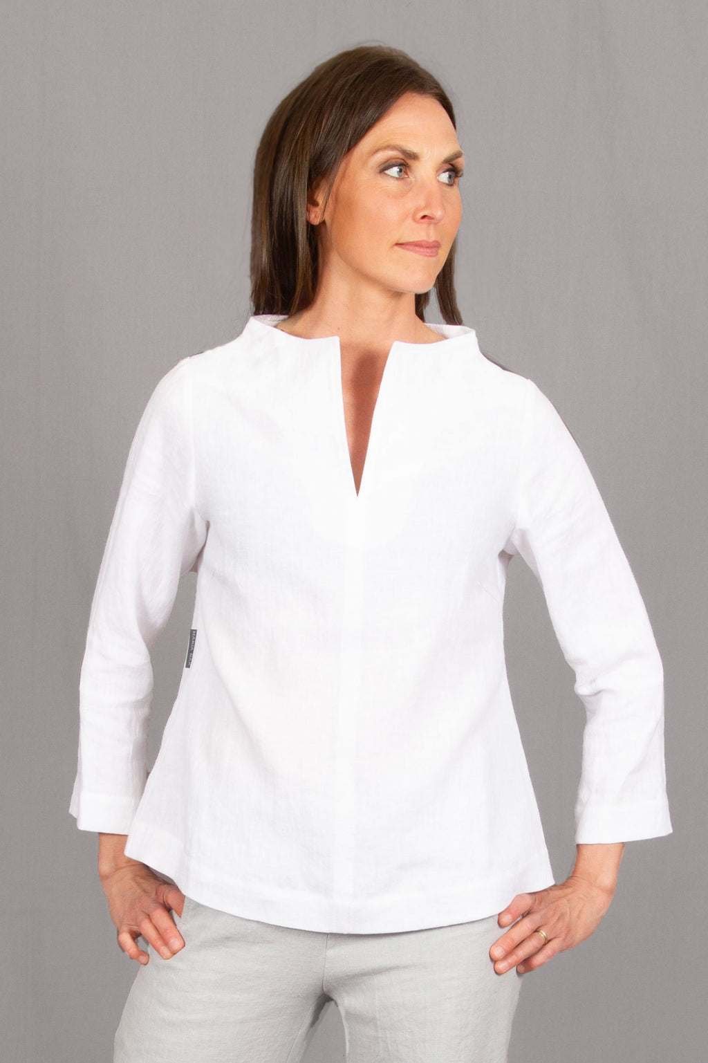 BIANCA, Top in Thin Linen image 1