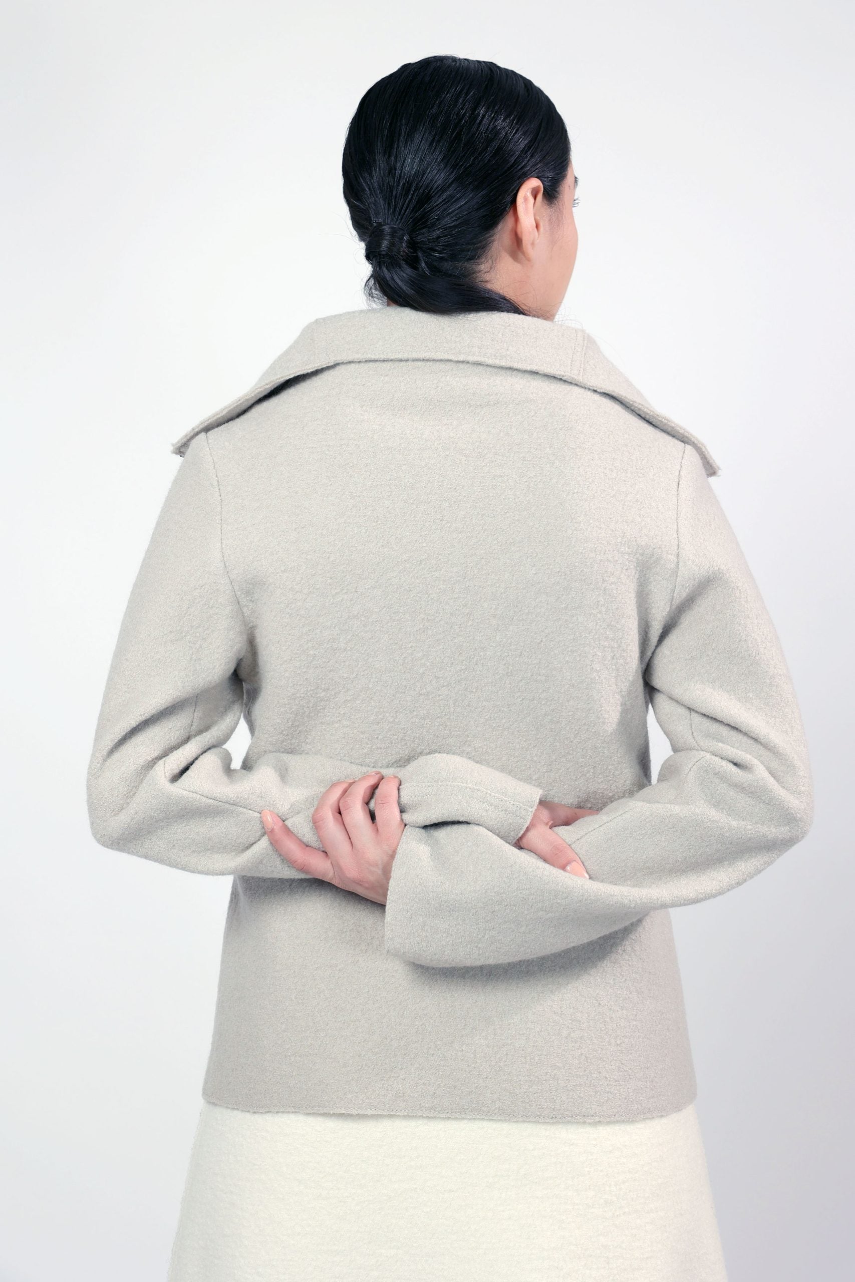 ELSE, Coat in Boiled Wool image 1