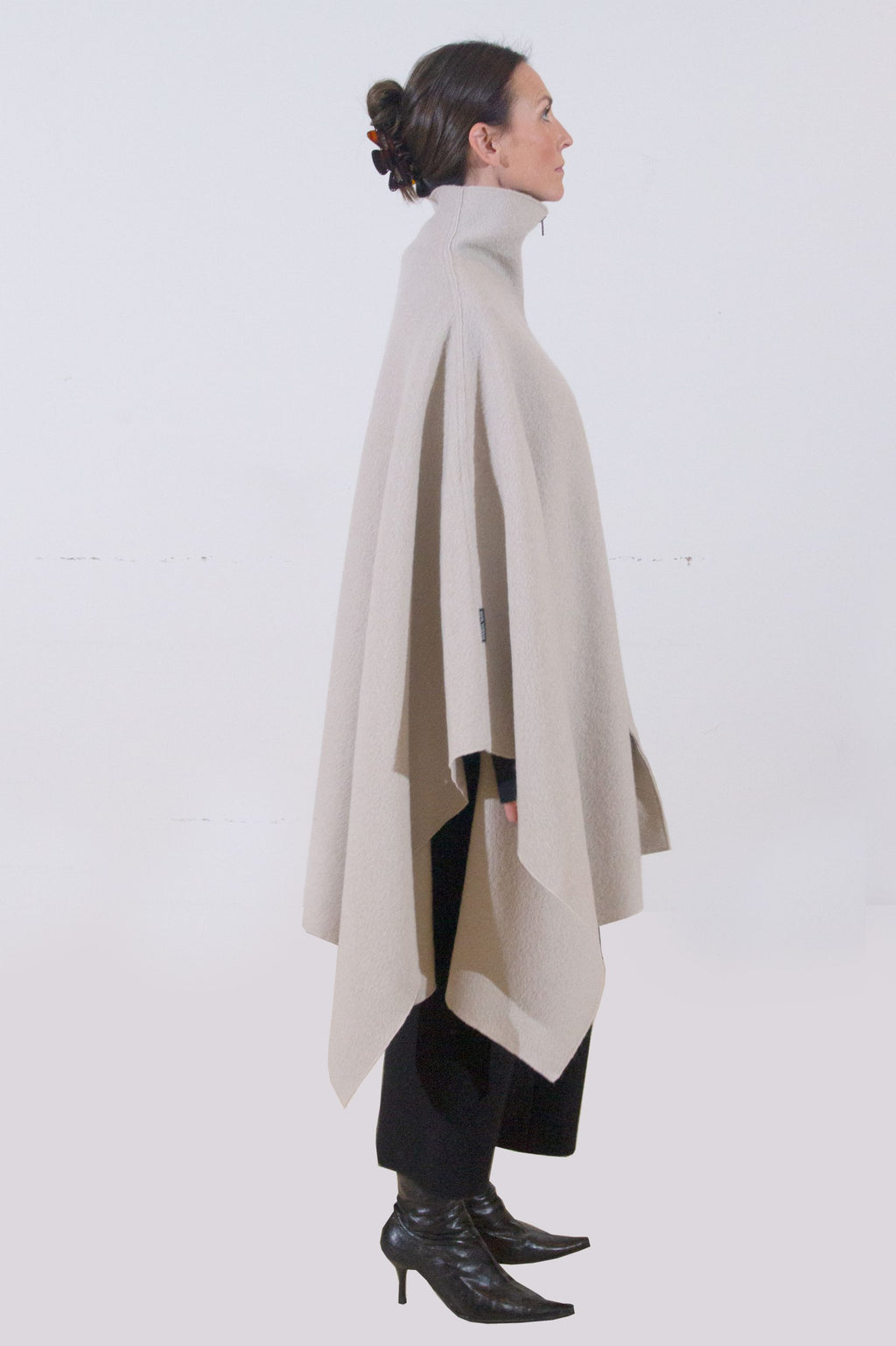 NUJAK, Cape in Boiled Wool image 2