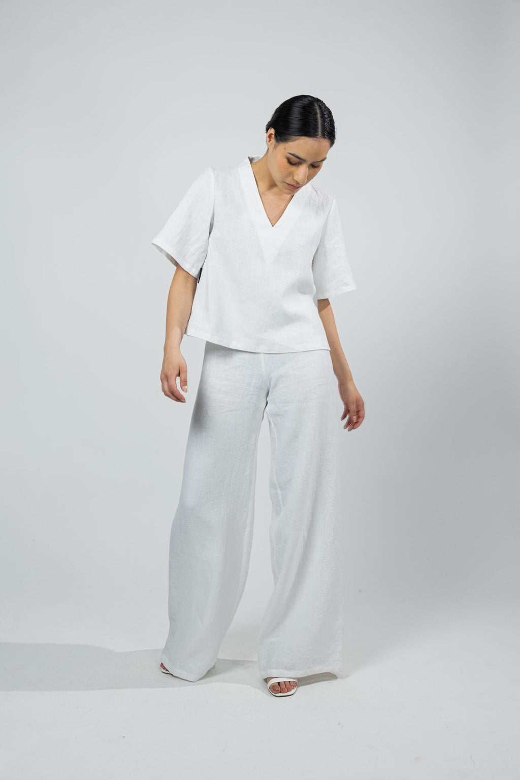 SENJA, Trousers in Thin Linen image 2