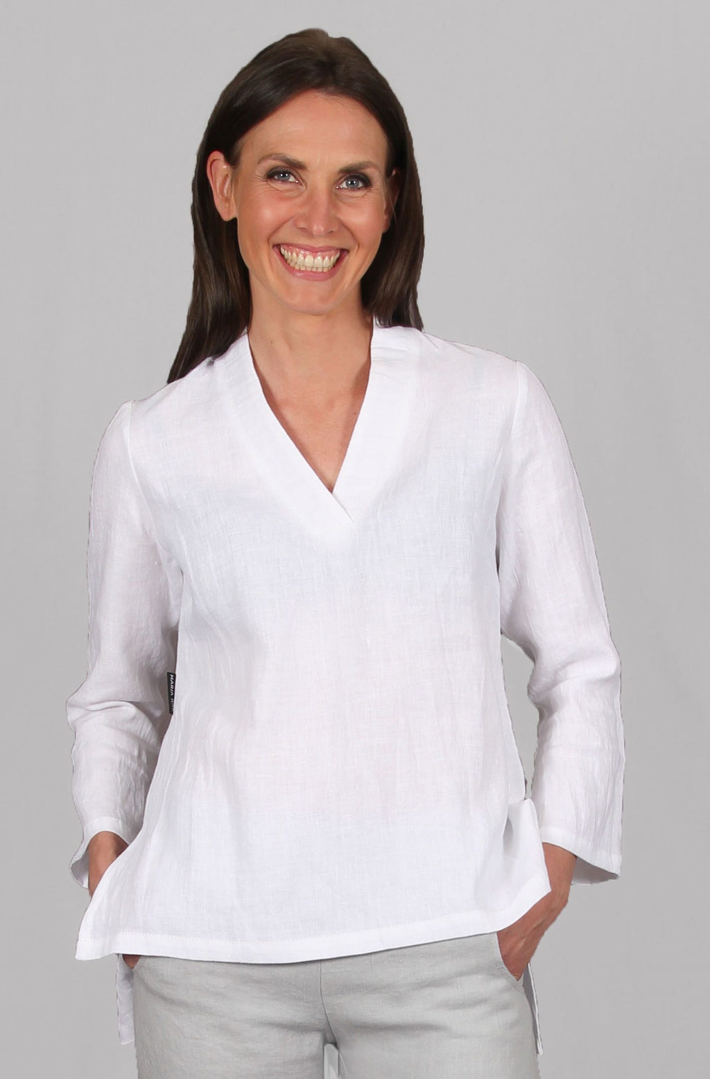 NATALIE, Tunic in Thin Linen image 5