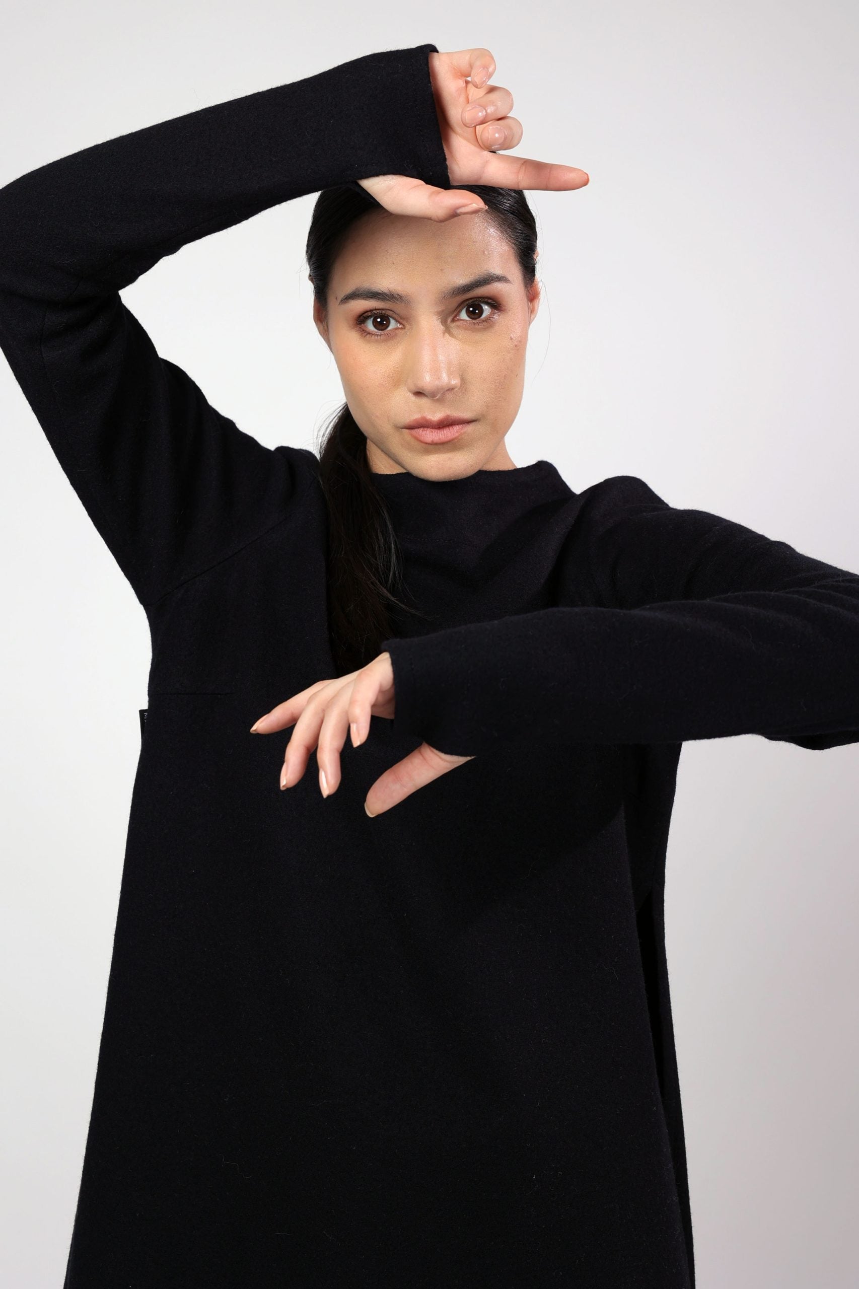 MALVA, Tunic in Boiled Wool Fine image 1