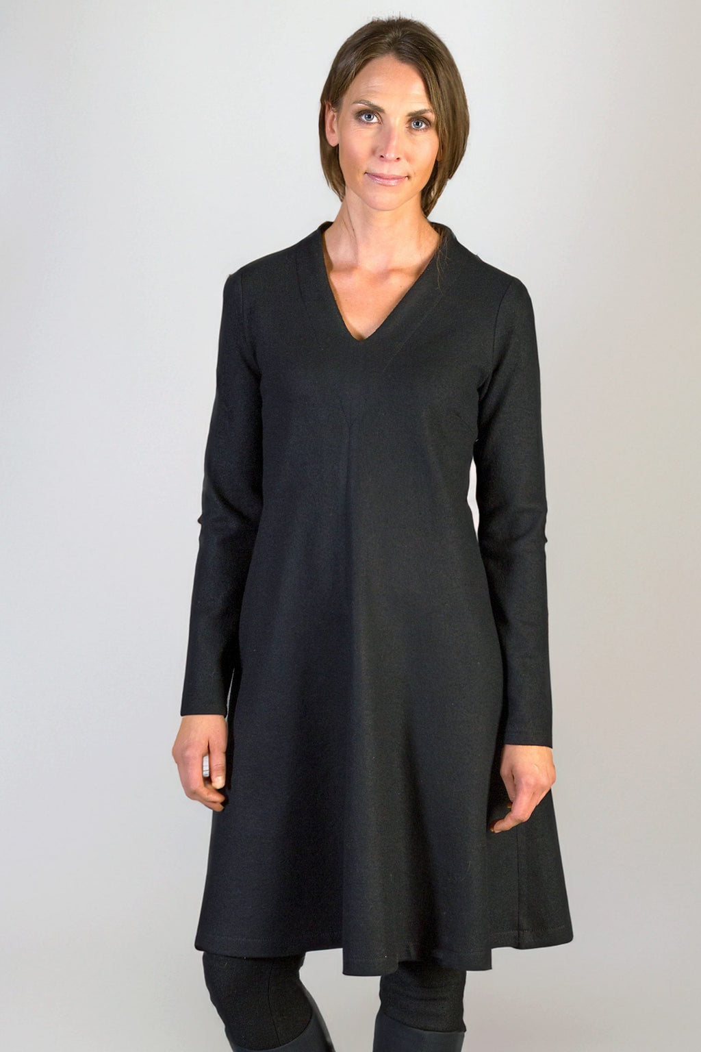 VERONICA, Dress in Boiled Wool Fine image 0