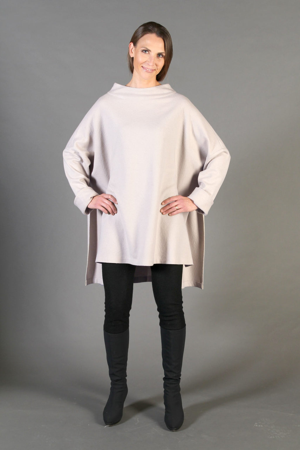 CILLA, Tunic in Boiled Wool Fine image 1