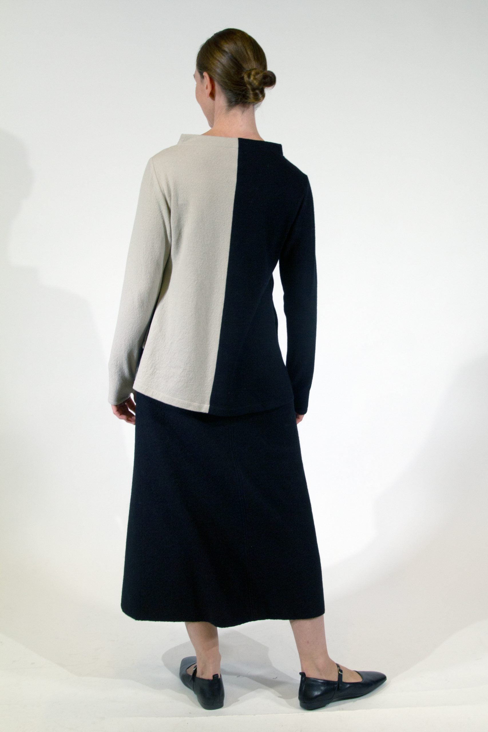 NUKKA CHESS, Top in Boiled Wool Fine image 3