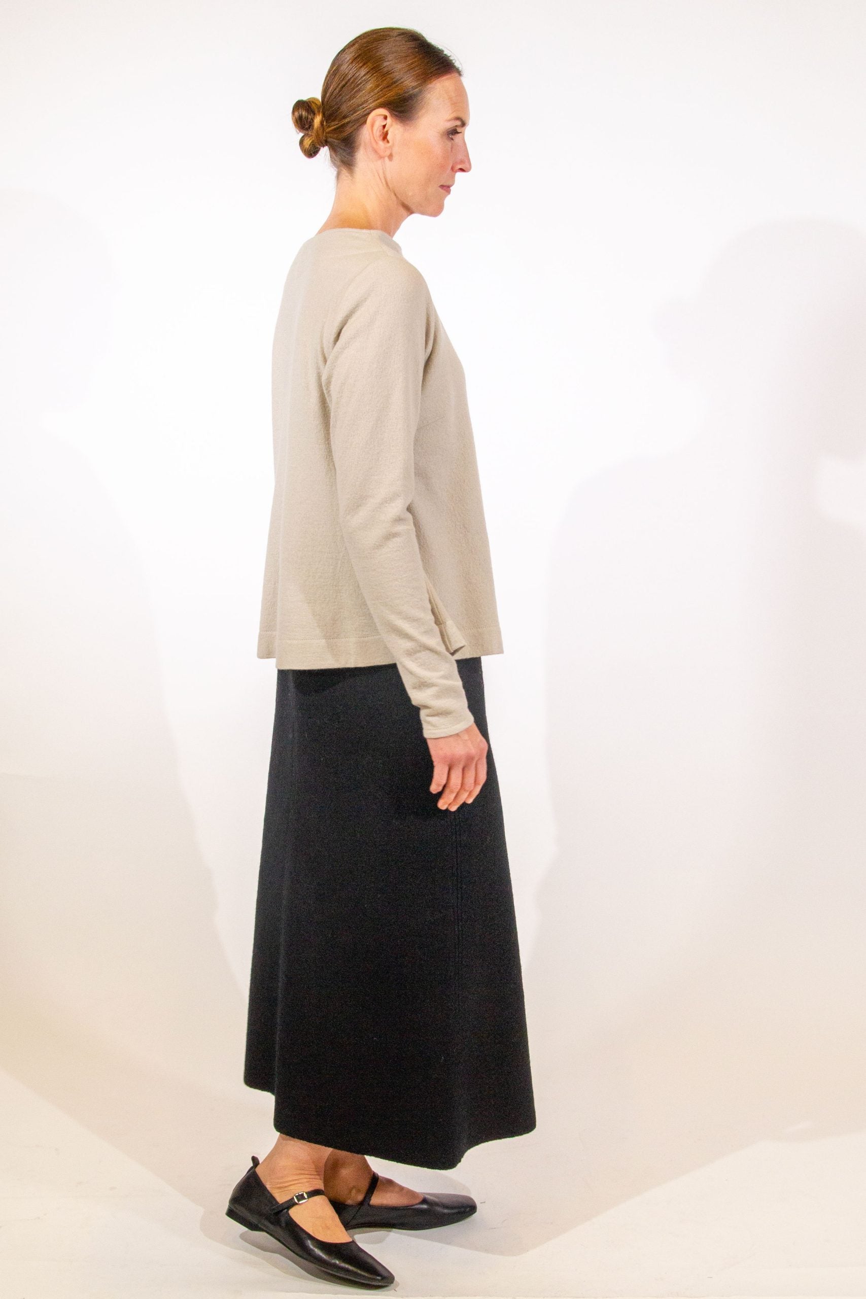 EMILIA Top in Boiled Wool Fine image 3