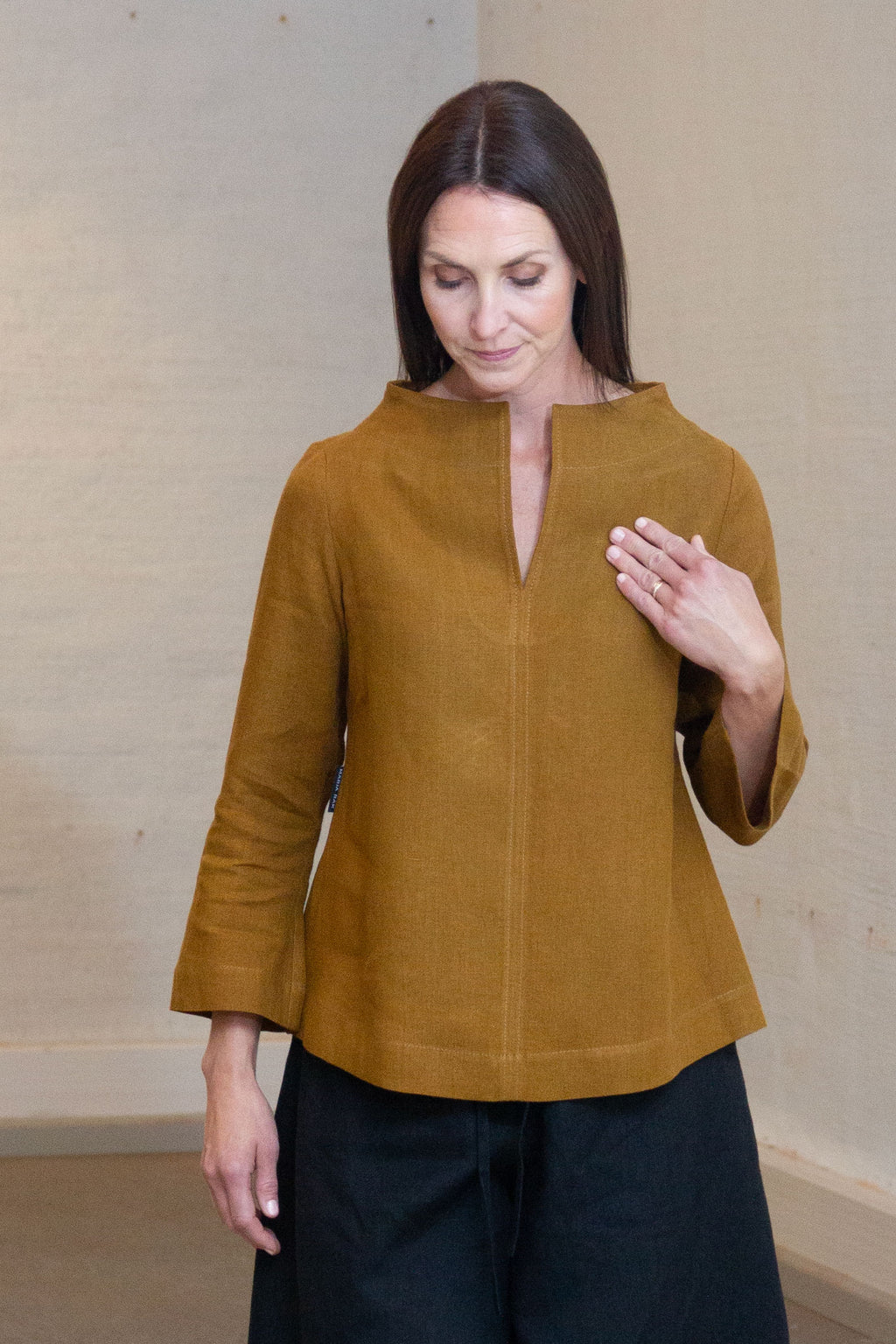 BIANCA, Top in Thin Linen image 0