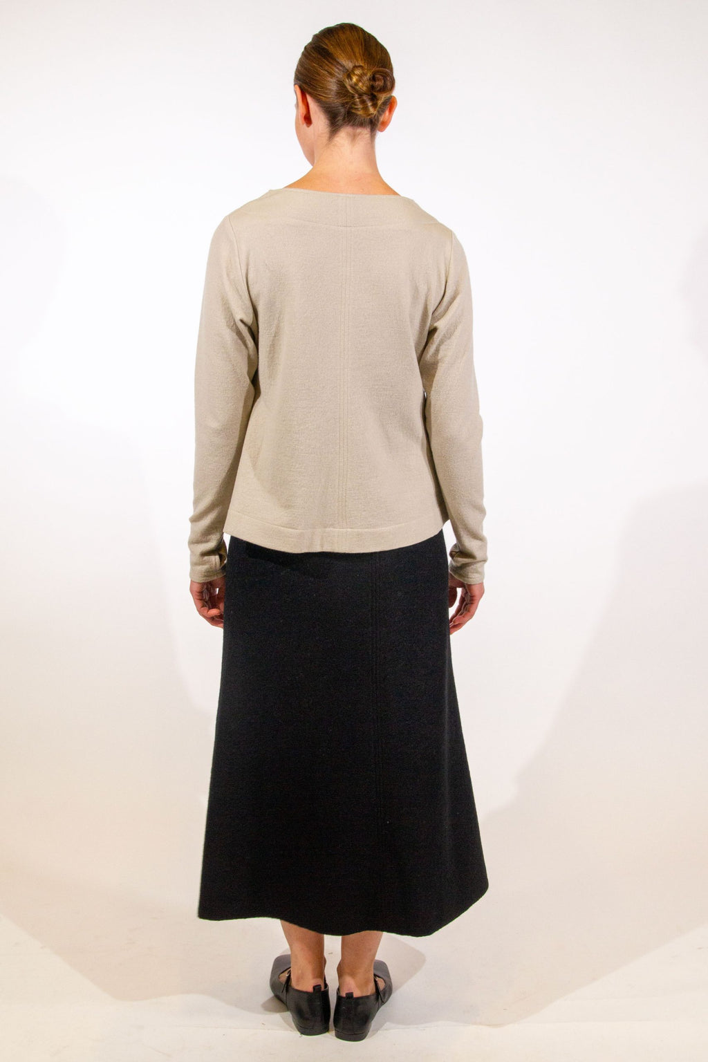 EMILIA Top in Boiled Wool Fine image 2