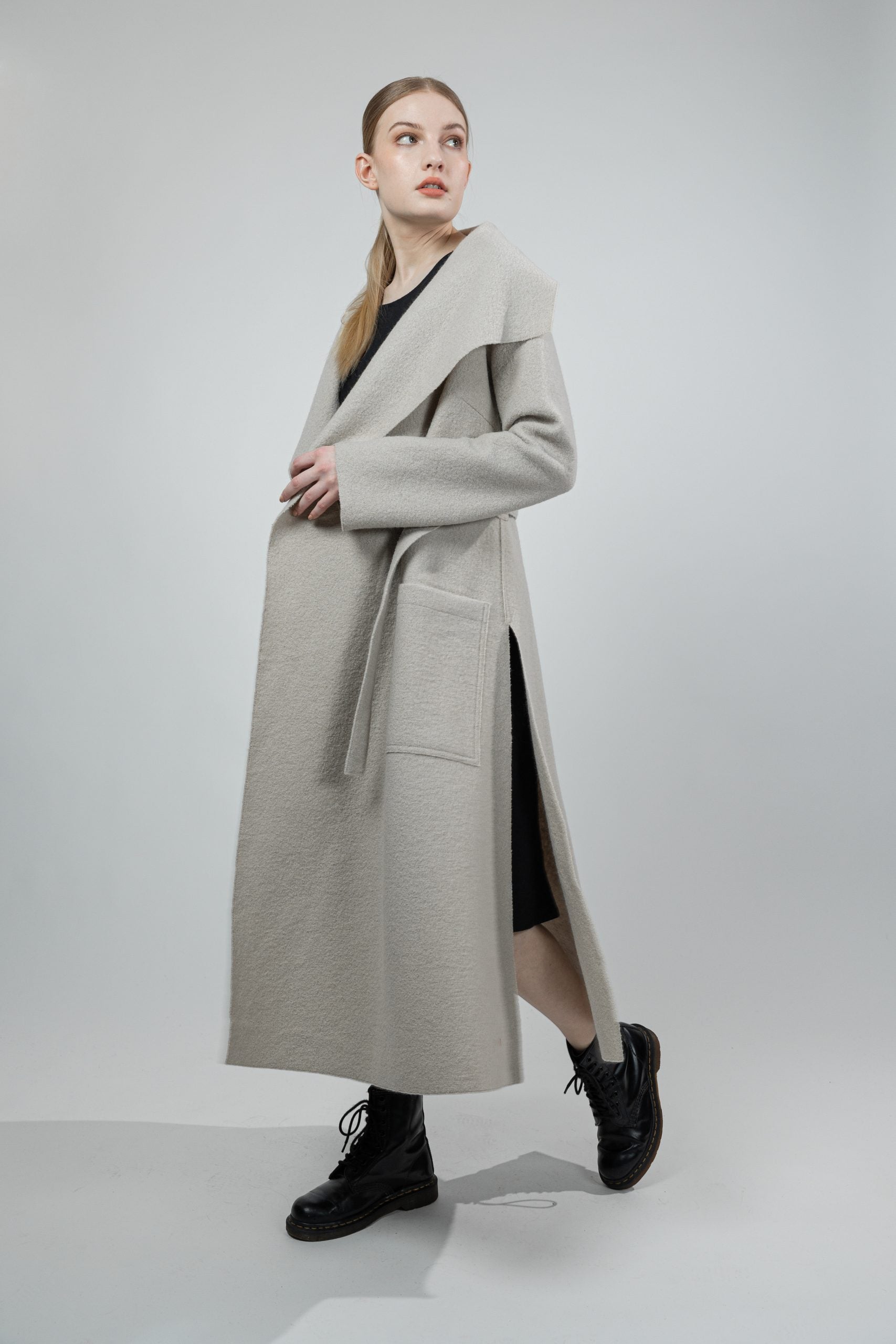 MELISSA, Coat in Boiled Wool image 3