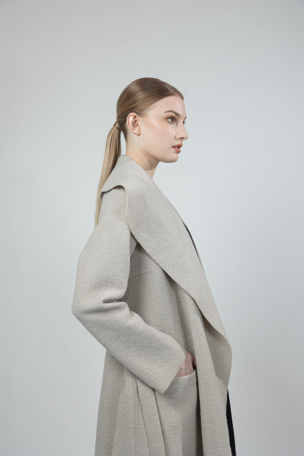 MELISSA, Coat in Boiled Wool image 6