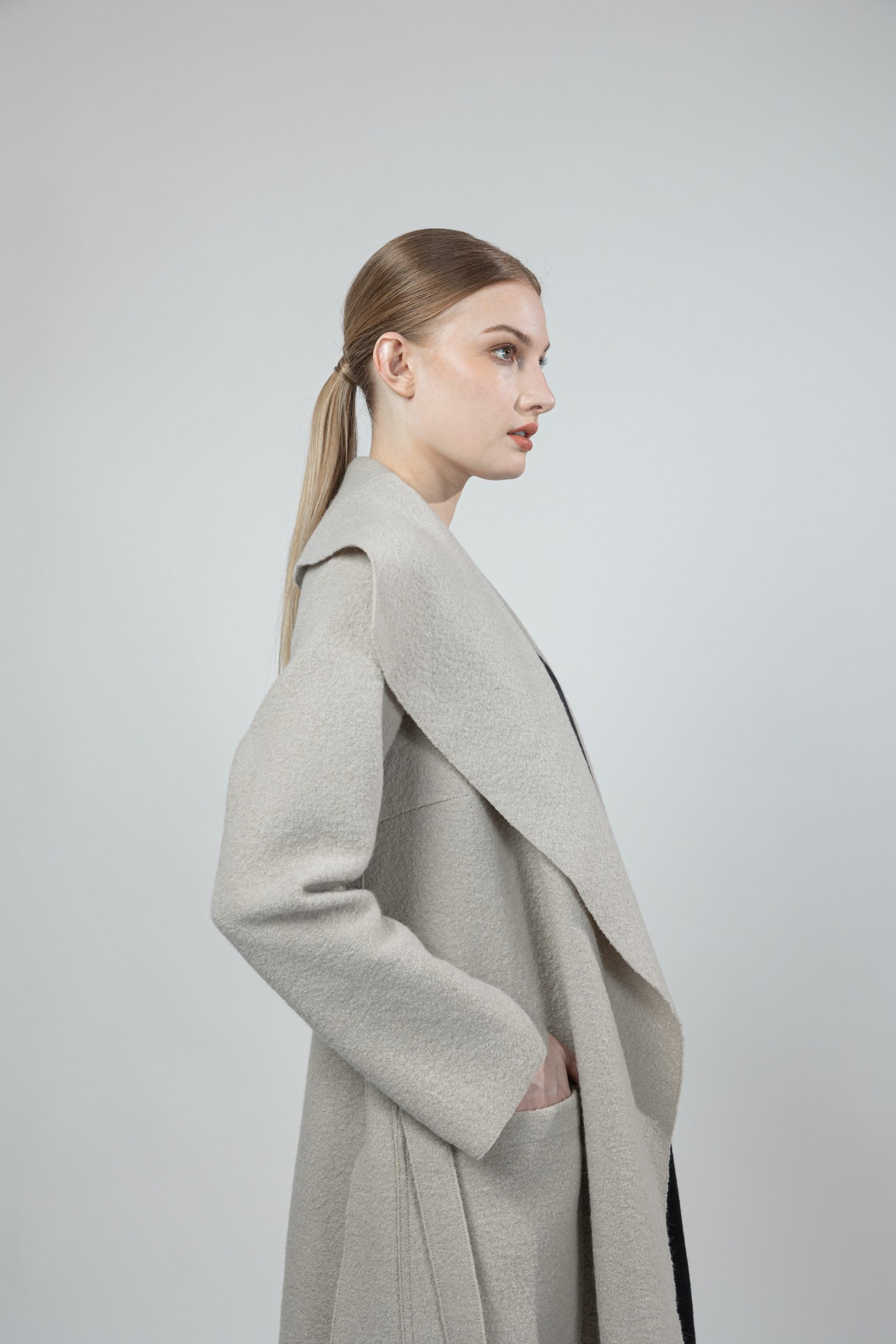 MELISSA, Coat in Boiled Wool image 6