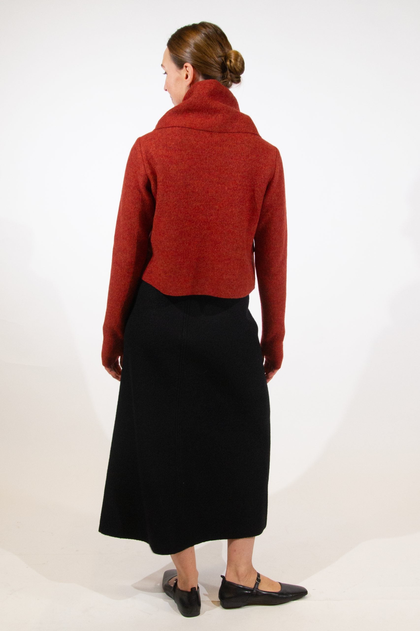 SIENNA, Top in Boiled Wool image 2