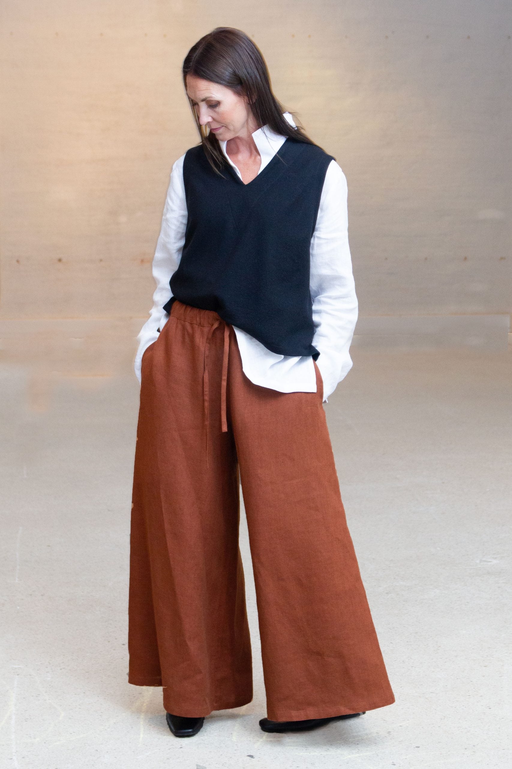 CATALINA, Trousers in Thin Linen image 0