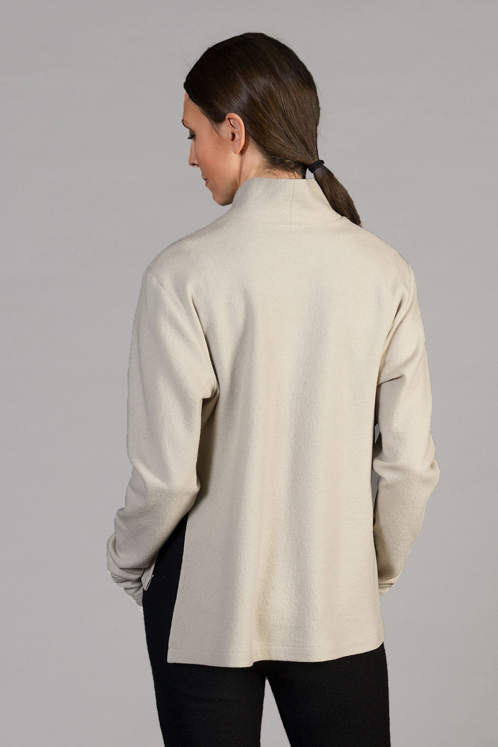 FREJA, Top in Boiled Wool Fine image 1