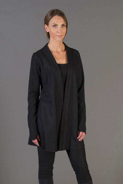 SOPHIA, Cardigan in Boiled Wool Fine image 2