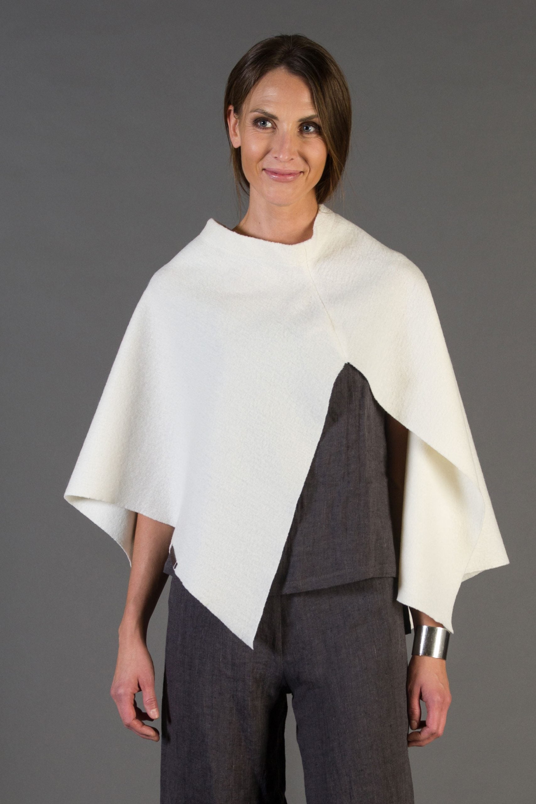 LUMI, Cape in Boiled Wool image 0