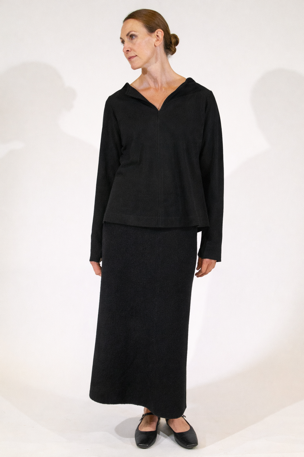 EMILIA Top in Boiled Wool Fine