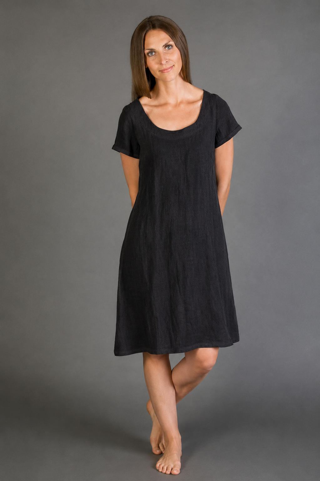 LINNEA, Dress in Thin Linen