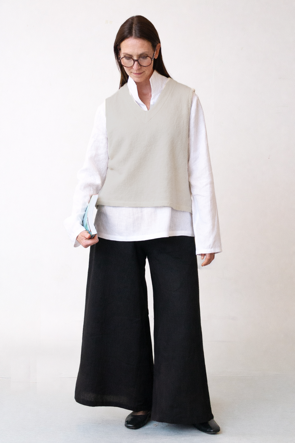 NORA, Top in Boiled Wool Fine