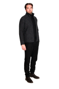 RIKI, Short jacket in Bolied Wool Fine